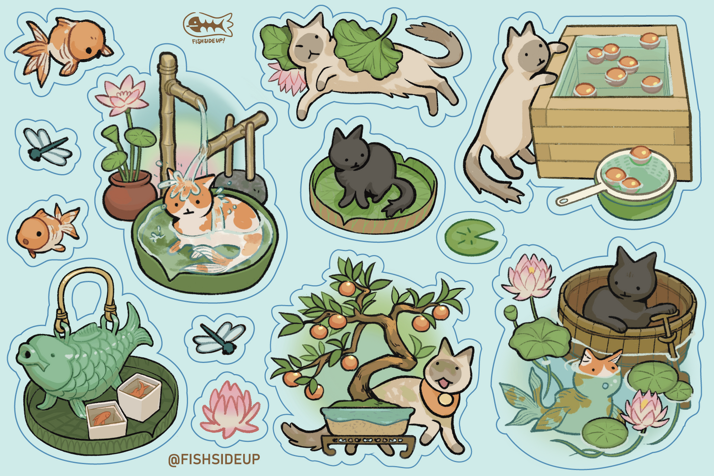 Lucky Koi Sticker Sheet