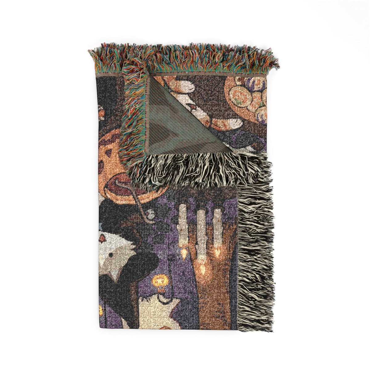 Halloween Tapestry Woven Blanket