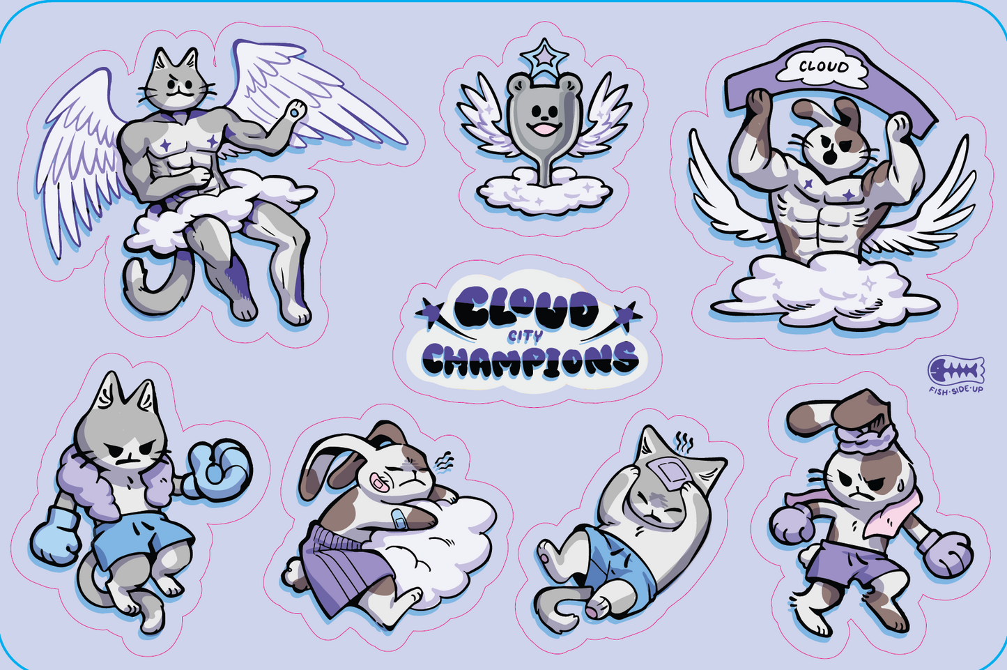Cloud Champions Sticker Sheet