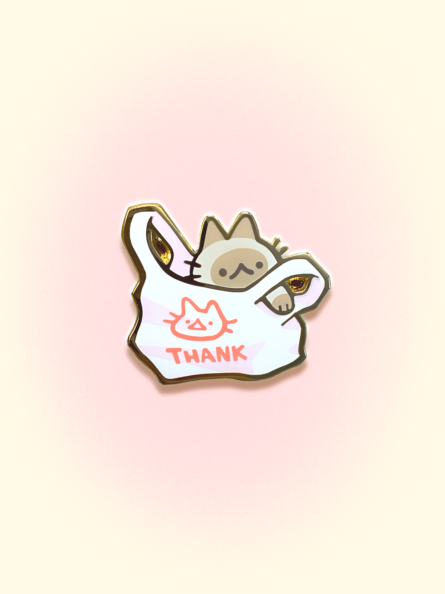 Thank Bag Enamel Pin