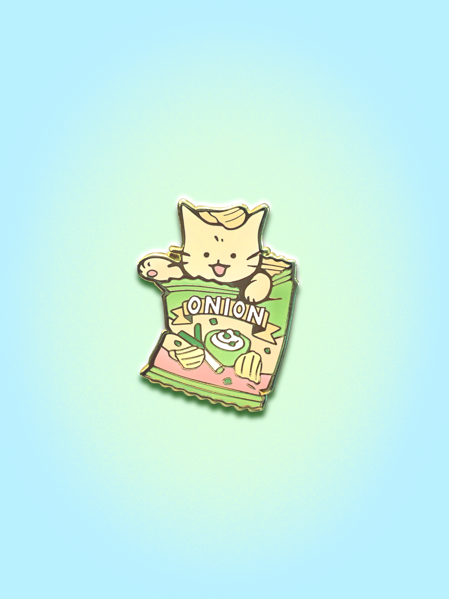 Sour Cream + Onion Enamel Pin