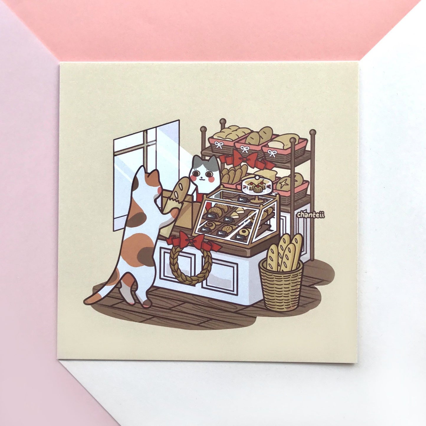 Bakery Cat Print