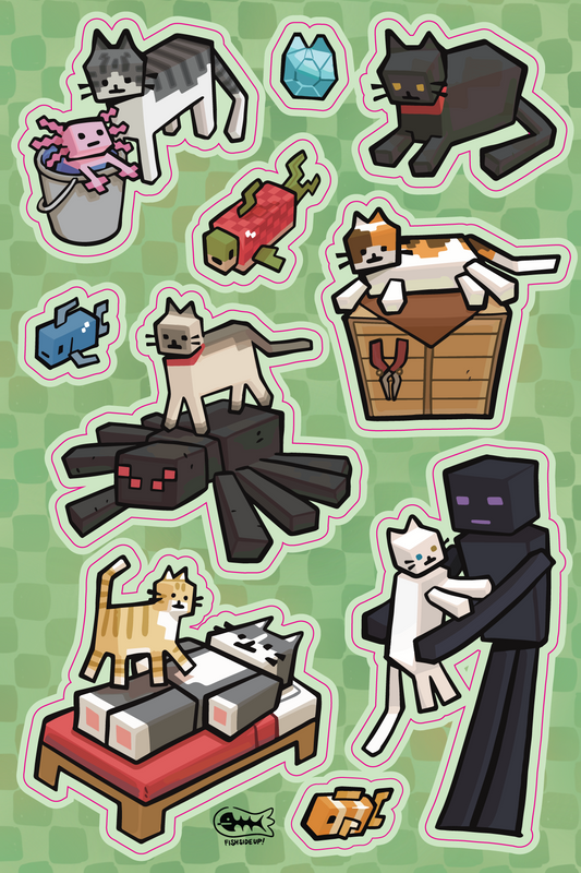 Minecraft Sticker Sheet