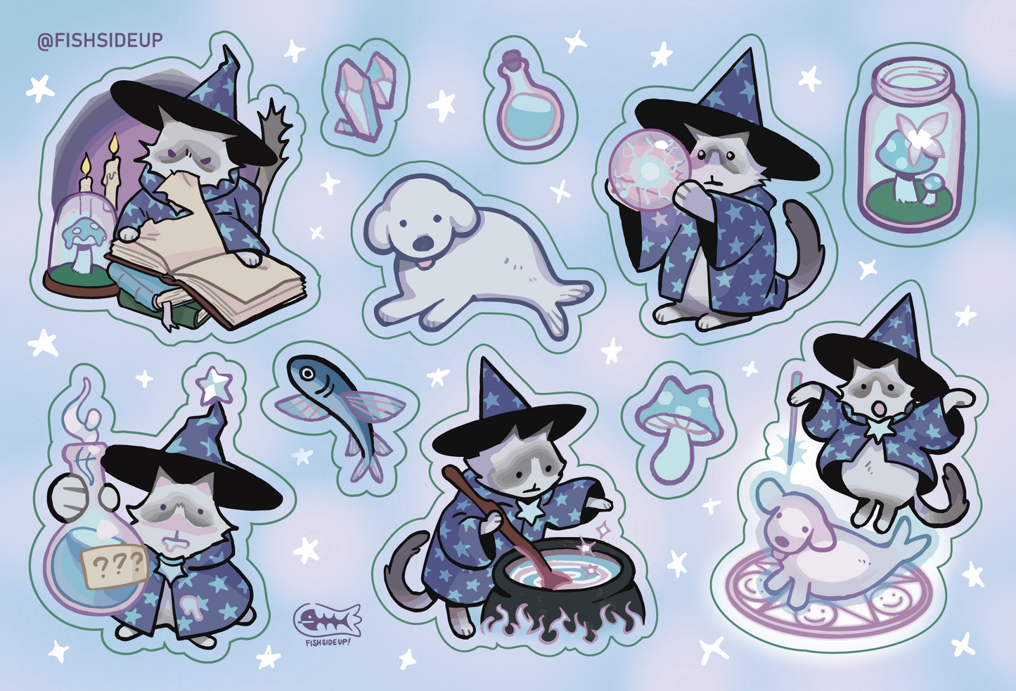 Wizard Sticker Sheet