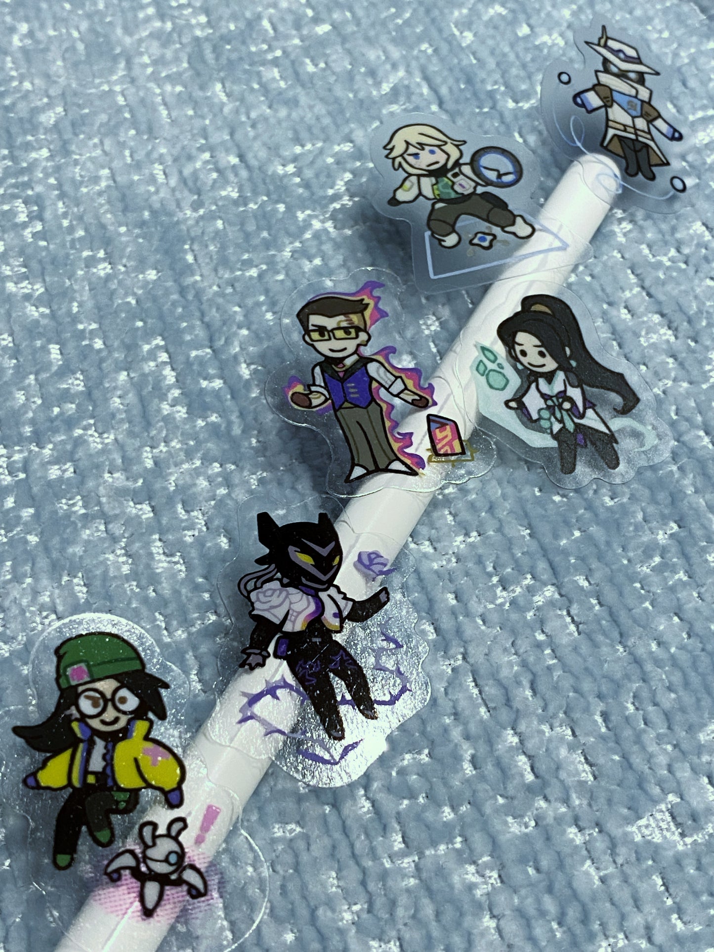 Mini Valorant Clear Stickers