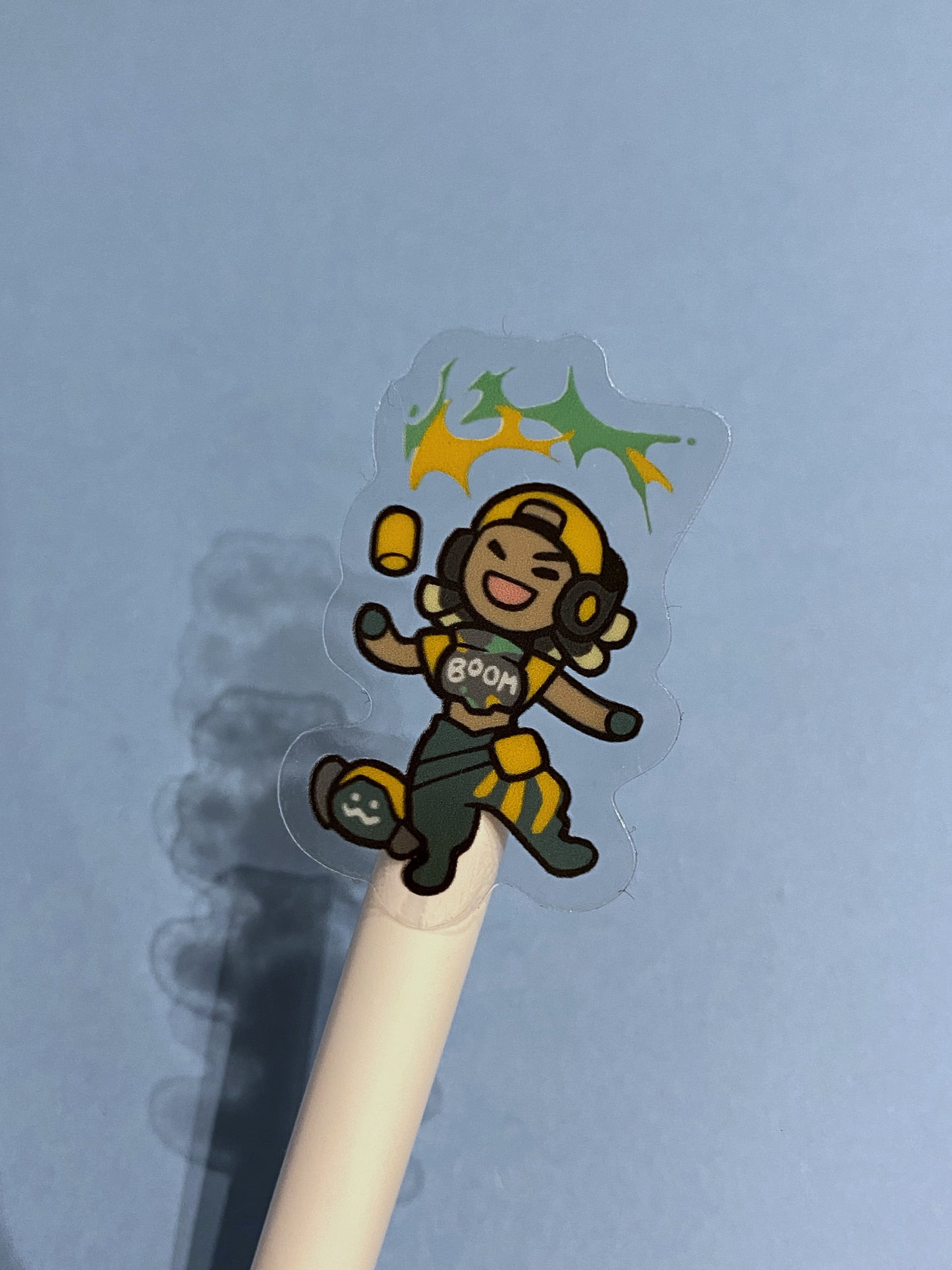 Mini Valorant Clear Stickers