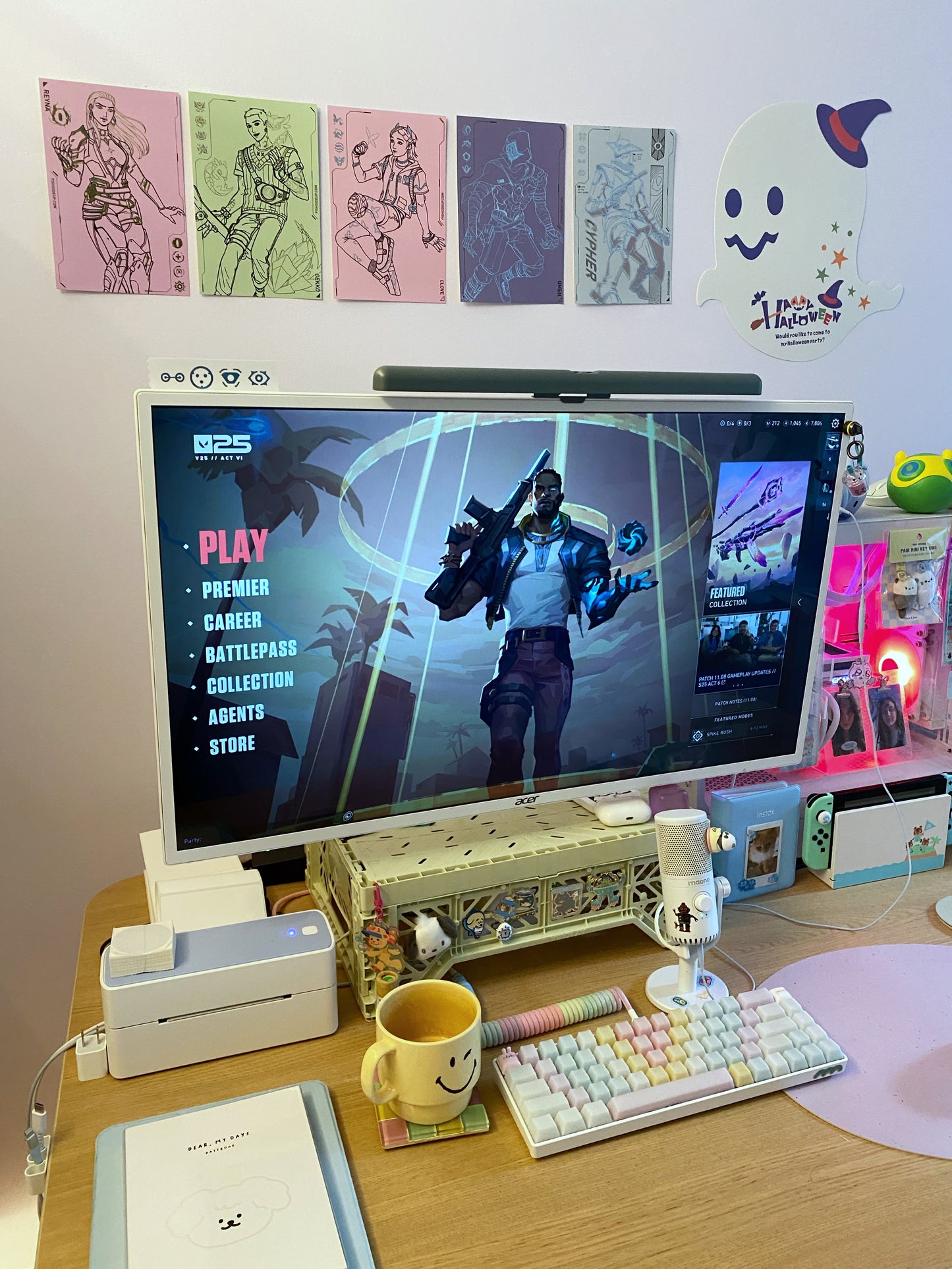 Valorant Agent Monitor Ribbon