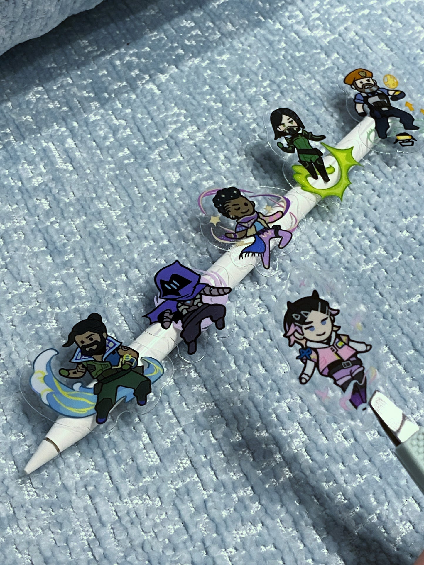 Mini Valorant Clear Stickers