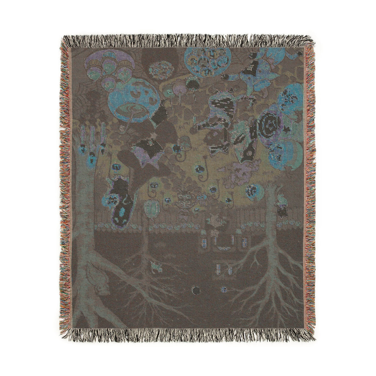 Halloween Tapestry Woven Blanket
