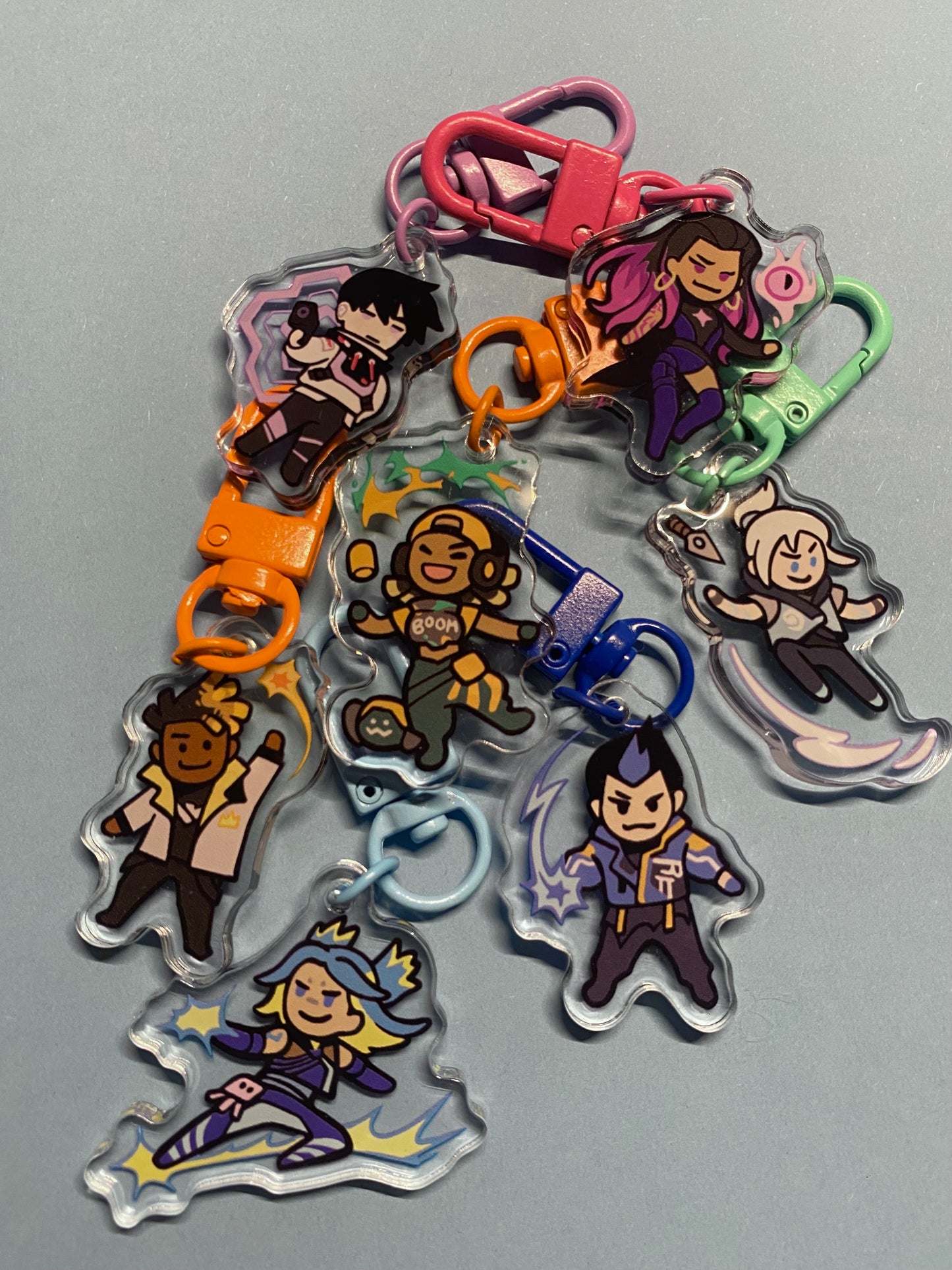 Duelist Valorant Acrylic Keychains