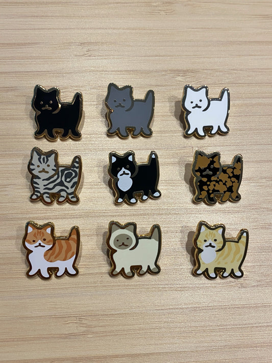 Mini Cats Enamel Pins