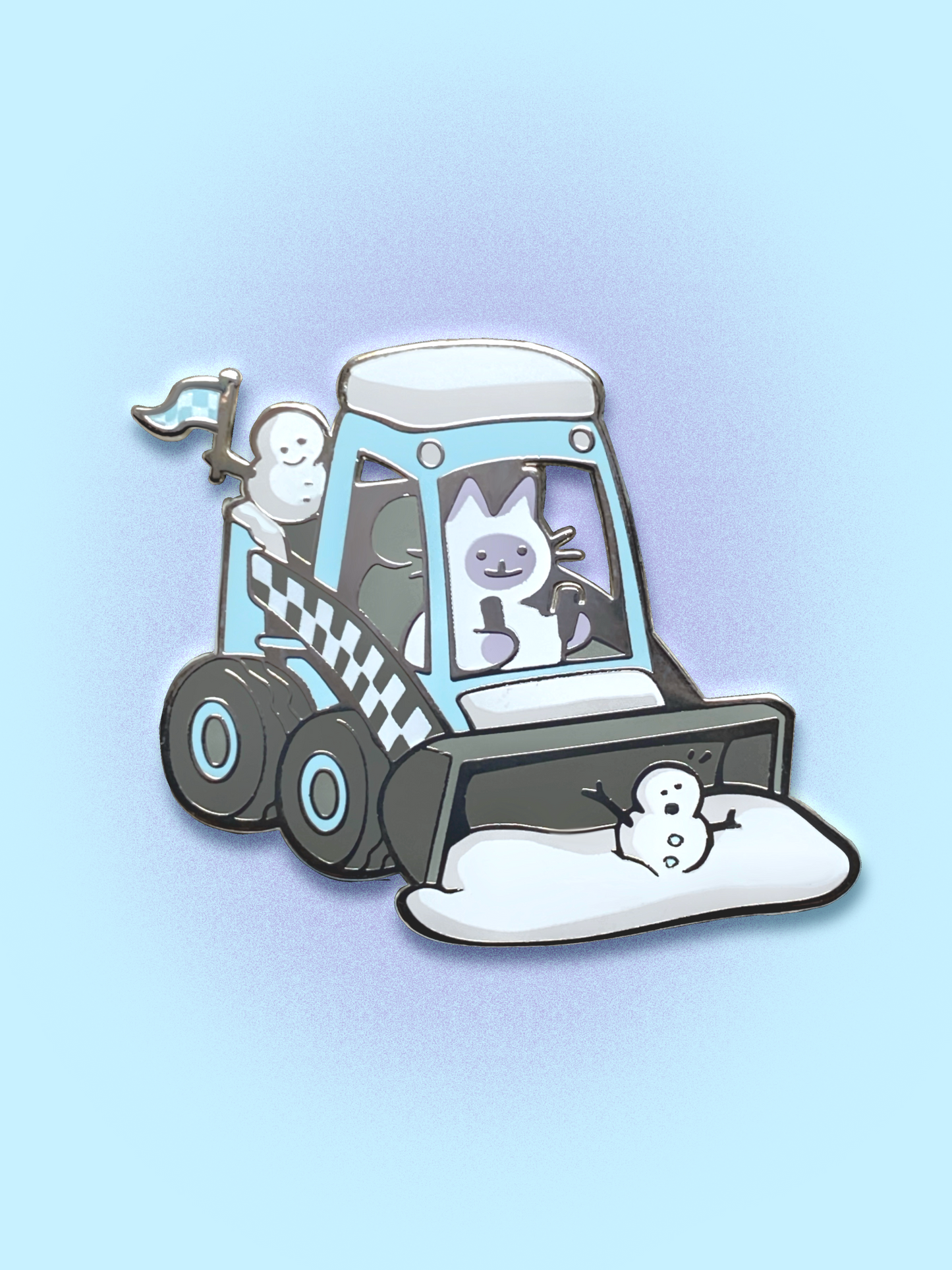 Snow Plow Cat Pin Club