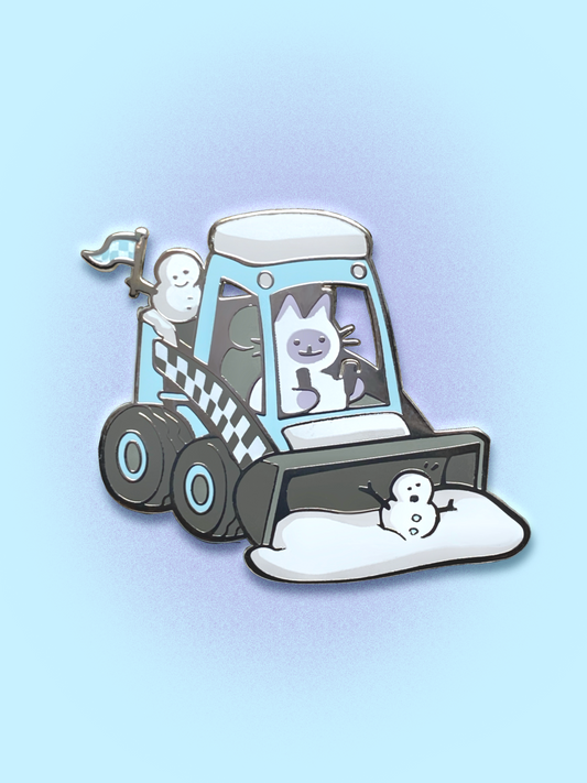 Snow Plow Cat Pin Club