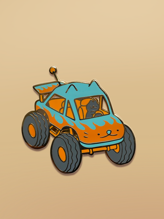 (Celeena Reserved) Monster Truck Enamel Pin