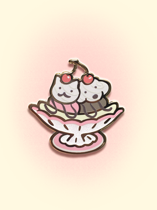 Banana Split Enamel Pin