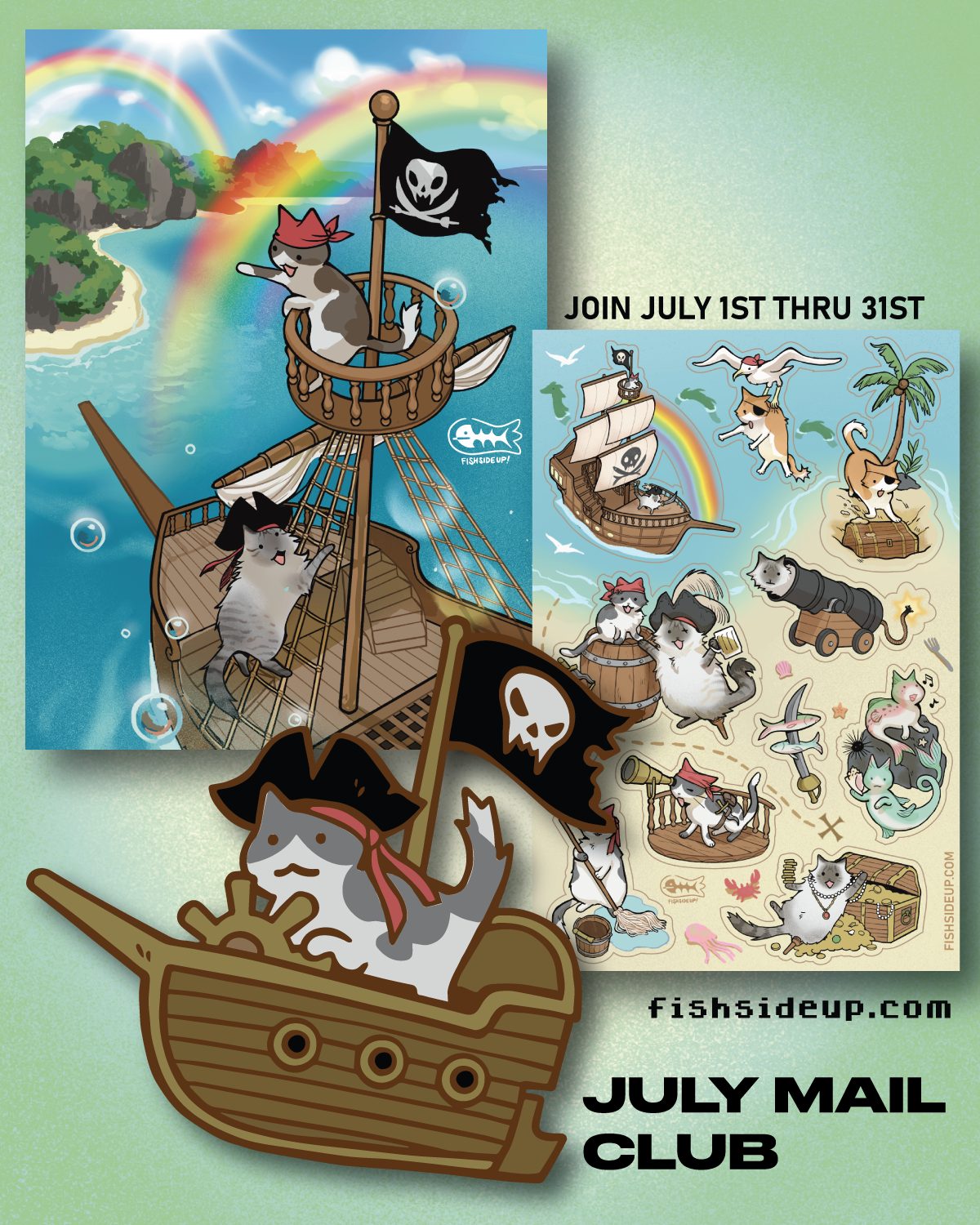 [July 2026] Fish & Prints - Monthly Mail Club