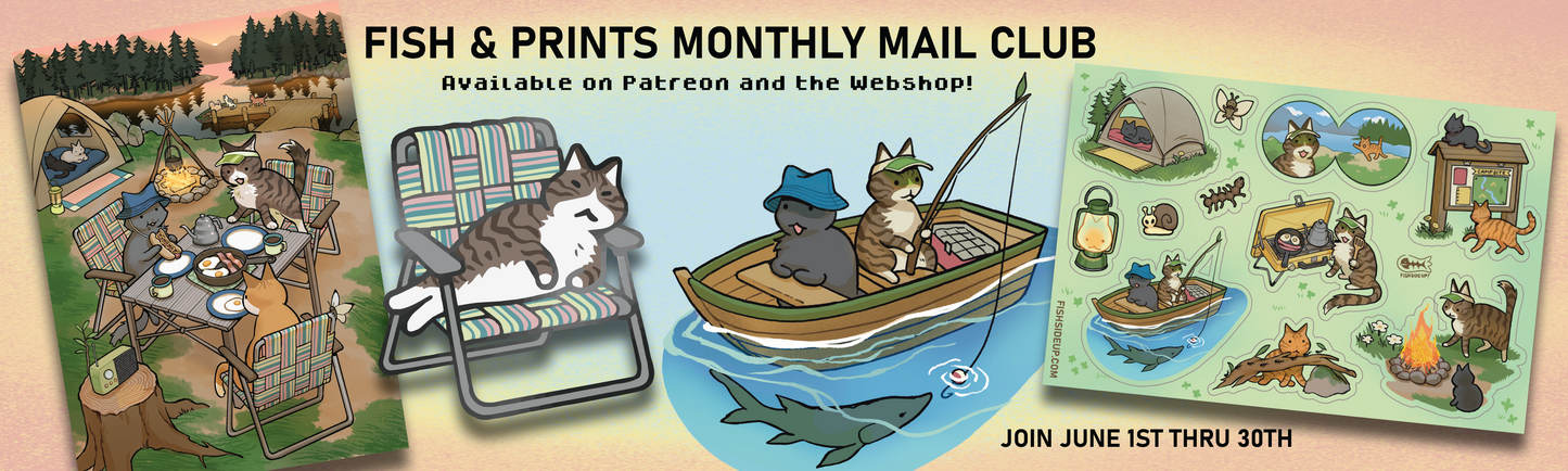 [June 2026] Fish & Prints - Monthly Mail Club