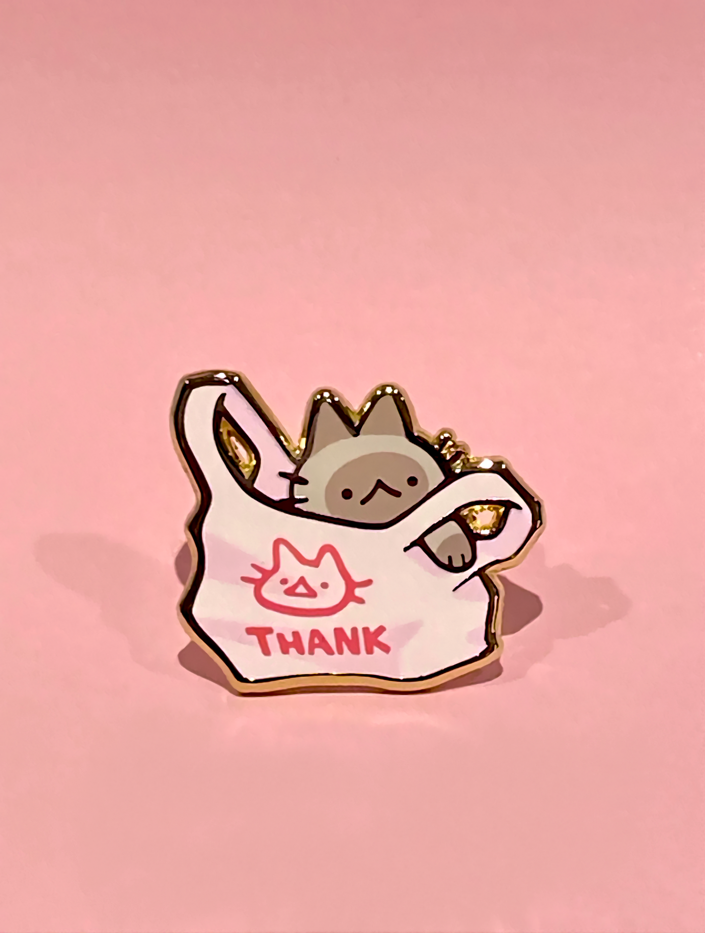 Thank You Bag Cat Pin Club