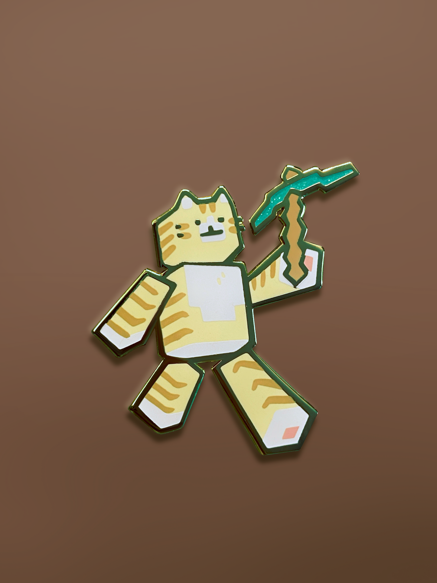Minecat Enamel Pin
