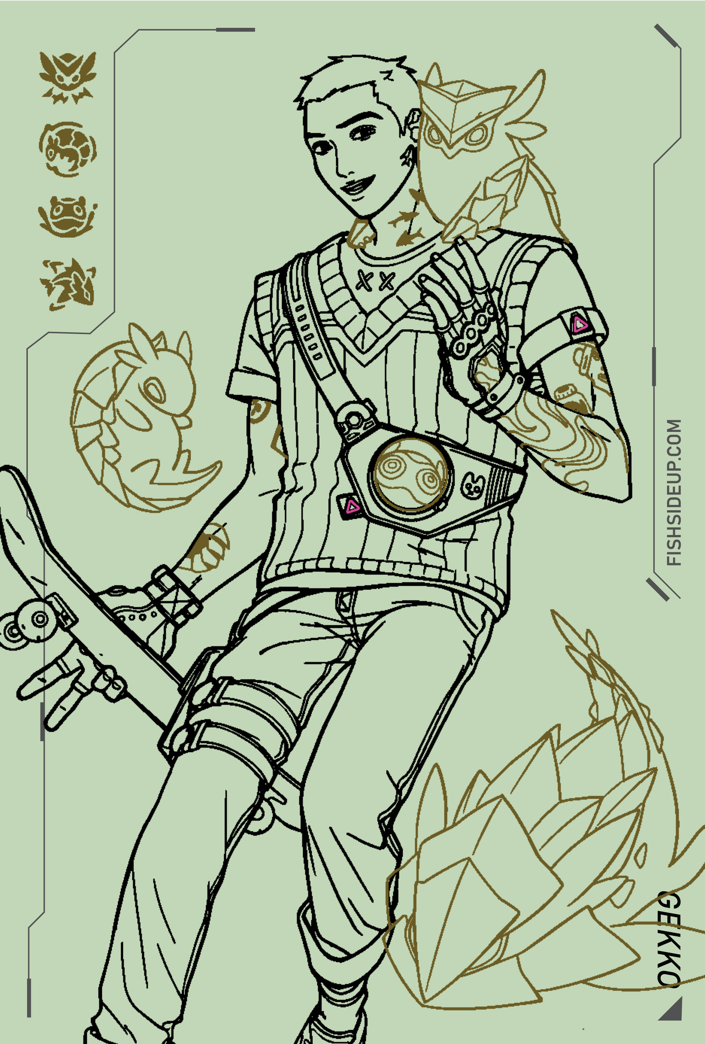 Gekko Foil Print | Valorant