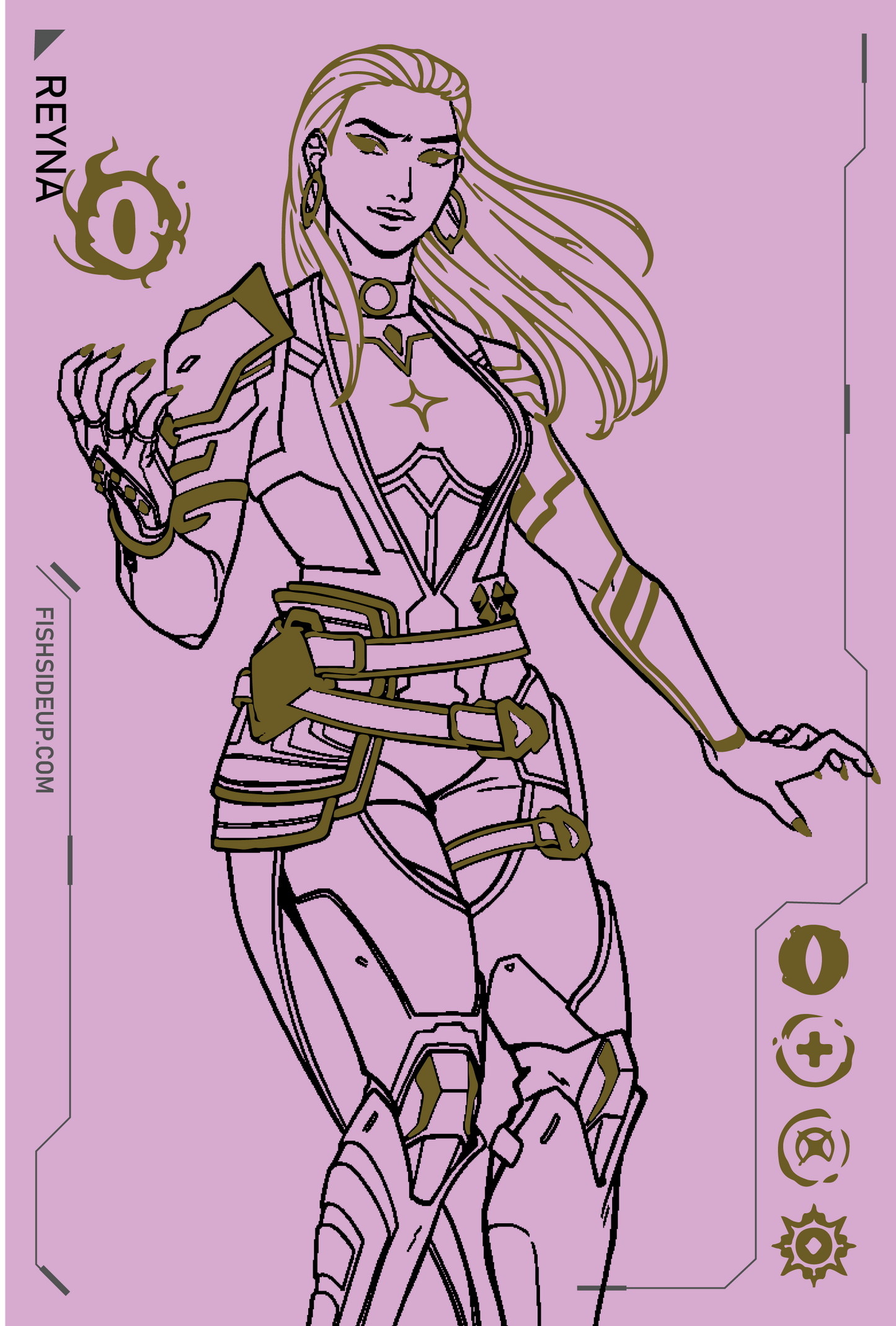 Reyna Foil Print | Valorant