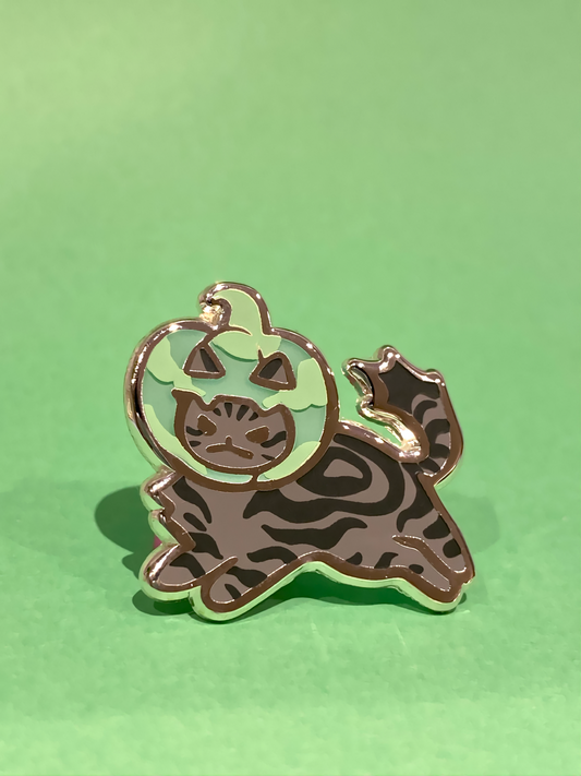 Jack o' Lantern Cat [Glow in the dark]