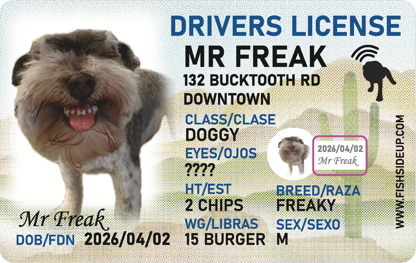 Mr Freak Sticker