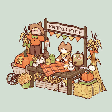 Halloween Pumpkin Patch Print
