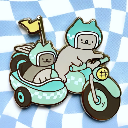 Motorcycle Cats Pin Club