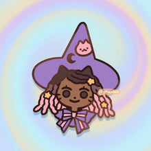Load image into Gallery viewer, Halloween Konpeito Witch Pin (2 colourways)